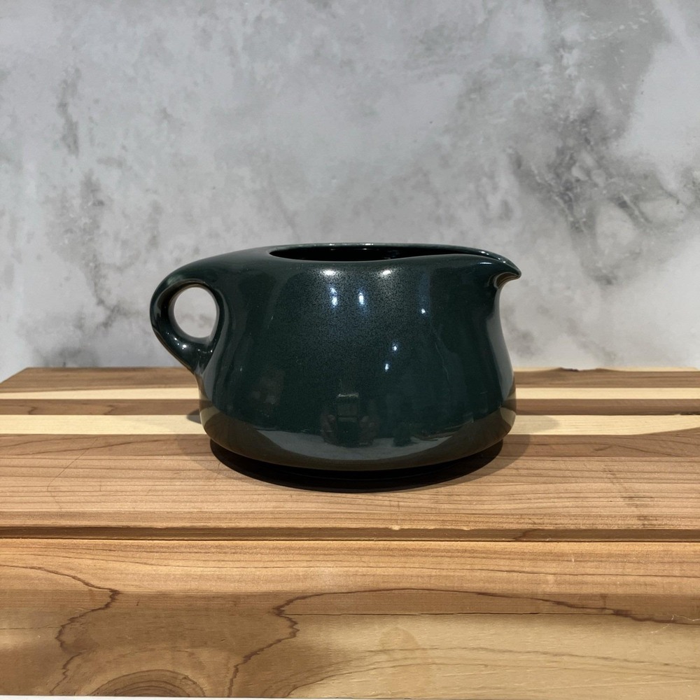 Vintage Russel Wright Iroquois Casual Dark Green Creamer / Gravy Boat